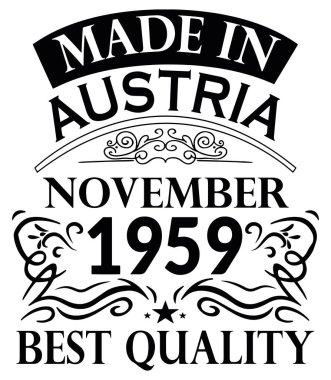 Avusturya'da Yapılan Gömlek Tasarımı Kasım 1959