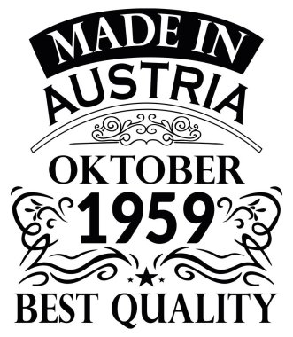 Avusturya Oktober 1959 Yapımı Gömlek Tasarımı