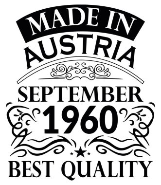 Avusturya Eylül 1960 Made Forme Tasarımı
