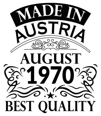 Avusturya'da Yapılan Gömlek Tasarımı Ağustos 1970