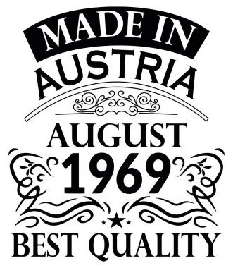 Avusturya'da Yapılan Gömlek Tasarımı Ağustos 1969