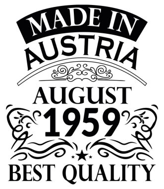 Avusturya'da Yapılan Gömlek Tasarımı Ağustos 1959