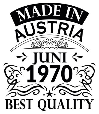 Avusturya Juni 1970 Yapımı Gömlek Tasarımı