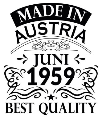 Avusturya Juni 1959 Made in Gömlek Tasarımı