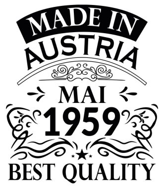 Avusturya Mai 1959 Made Forme Tasarımı