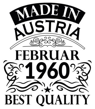 Avusturya Şubat 1960 Made Forme Tasarımı