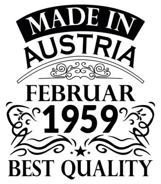 Avusturya Şubat 1959 Made ForMe Tasarımı