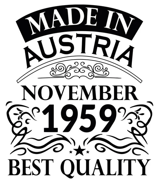 Avusturya'da Yapılan Gömlek Tasarımı Kasım 1959