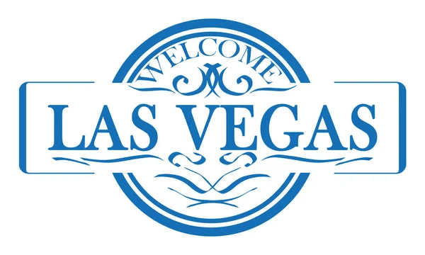 Vector Label Stad Las Vegas — Stockvector