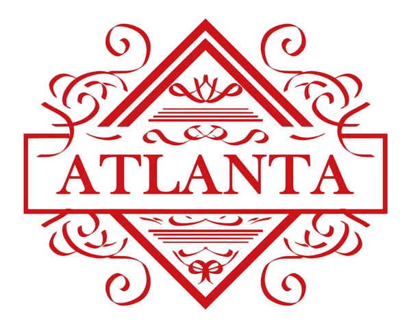 Атланта Сити — стоковый вектор