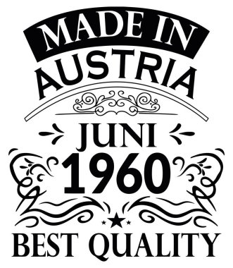 Avusturya Juni 1960 Yapımı Gömlek Tasarımı