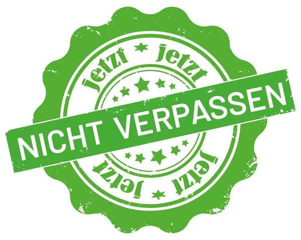 Vector Grunge Sticker Nicht Verpassen — Stockvector