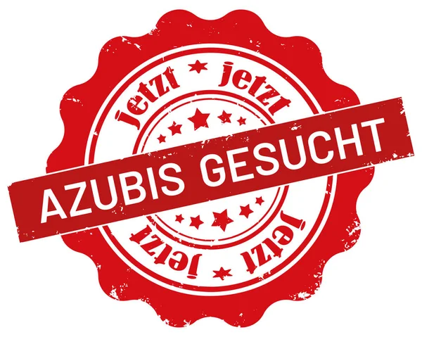 vektör grunge Sticker Azubis gesucht