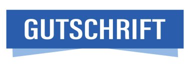 Gutschrift 