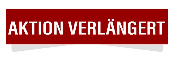 Verlaengert — Stockfoto