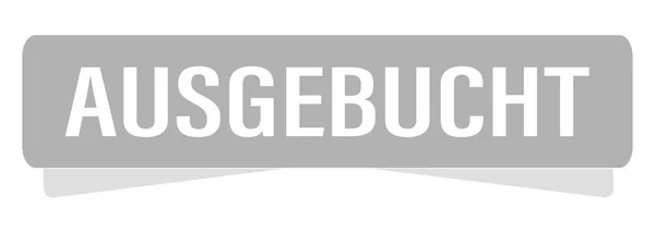 Ausgebucht — Stock Photo, Image