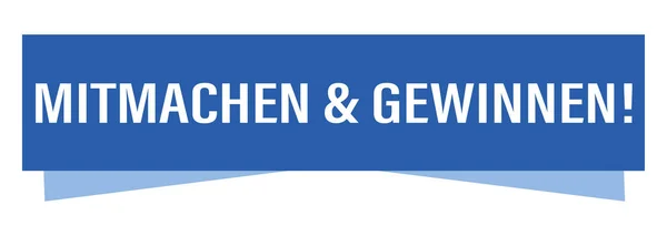 Mitmachen & Gewinnen — Fotografia de Stock