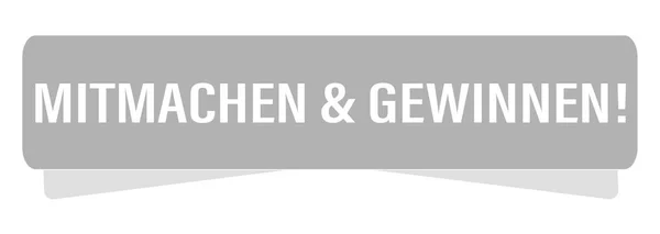 Mitmachen & Gewinnen — Fotografia de Stock