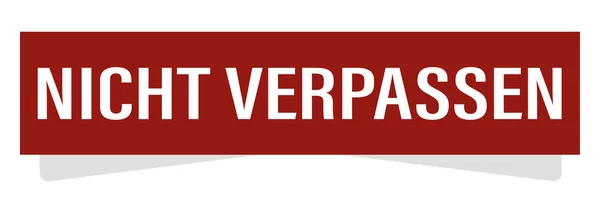 Web button nicht verpassen — Stok fotoğraf