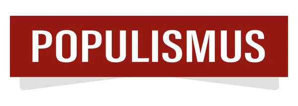 Web Icon Button Populismus — Stock Photo, Image