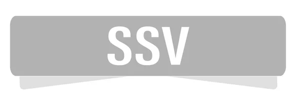 Pulsante web SSV — Foto Stock