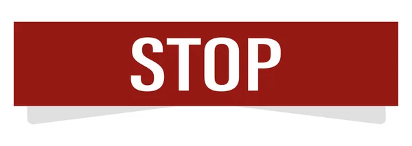 Web przycisk Zatrzymaj — Zdjęcie stockowe