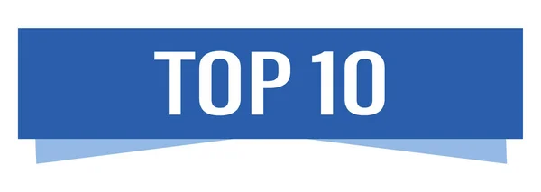 Pulsante web Top 10 — Foto Stock