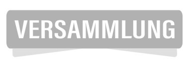 web simgesi düğmesi Versammlung 