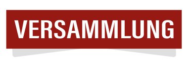 web simgesi düğmesi Versammlung 