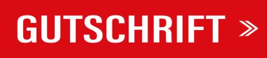 Gutschrift 