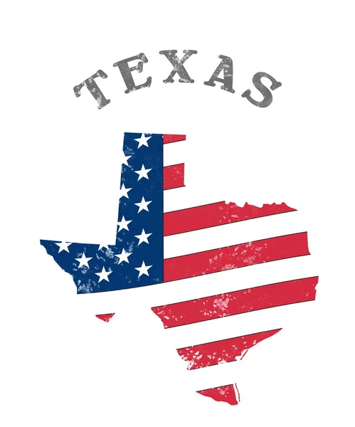 State Flag Texas — Stock Photo, Image