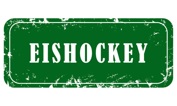 지저분한 스탬프 스포츠 Eishockey — 스톡 사진