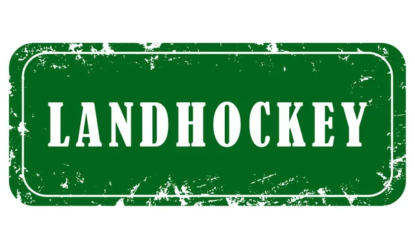Web Grungy Timbro Sport Landhockey — Foto Stock