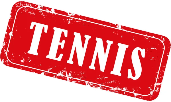 Web Grungy Stempel Sport Tennis — Stockfoto