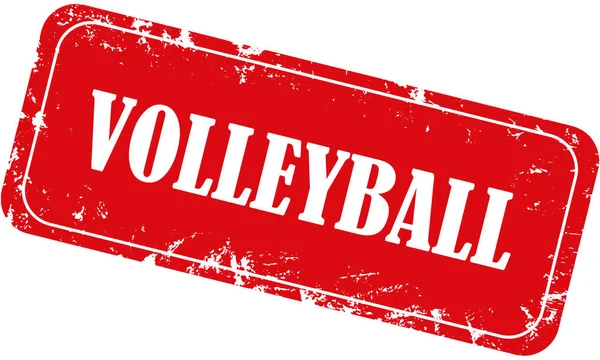 Web Grungy Stempel Sport Volleybal — Stockfoto