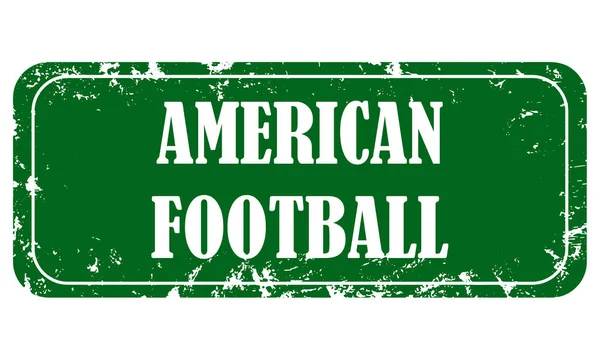 Американский Футбол Почтовых Марках — стоковое фото