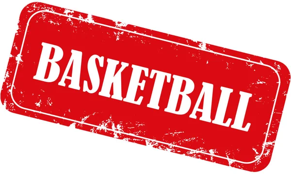 ウェブグランジスタンプスポーツバスケットボール — ストック写真