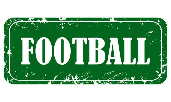 Web Grungy Stamp Sport Futebol — Fotografia de Stock