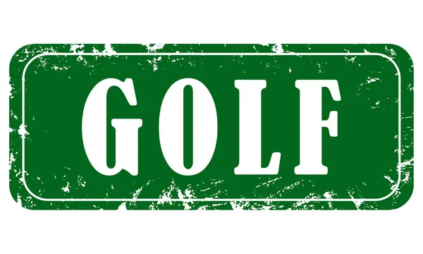 Web Grungy Sello Deporte Golf — Foto de Stock