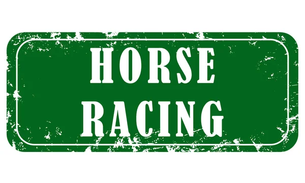 Web Grungy Stämpel Sport Hästkapplöpning — Stockfoto