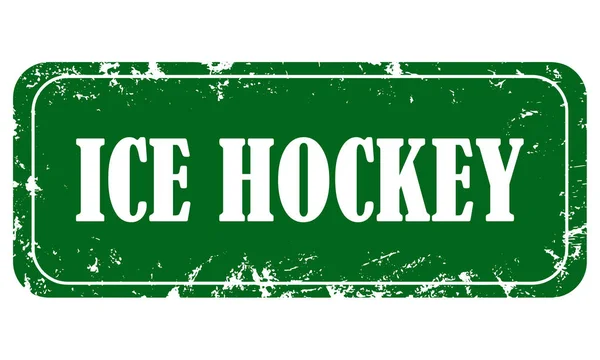 Web Grungy Stamp Sport Ice Hockey — Stock Photo, Image