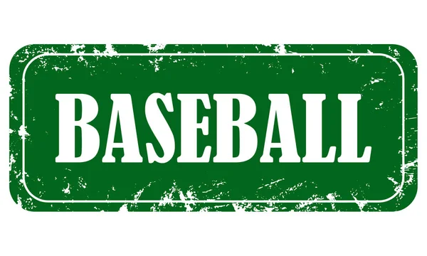 Web Grungy Stamp Sport Beisebol — Fotografia de Stock