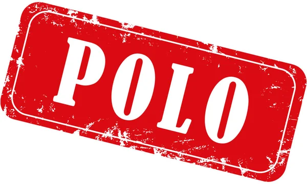 Web Nieczysty Pieczęć Sport Polo — Zdjęcie stockowe
