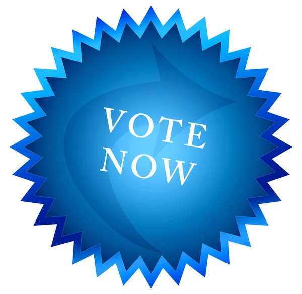 Vote now web Sticker Button — Stock Photo, Image