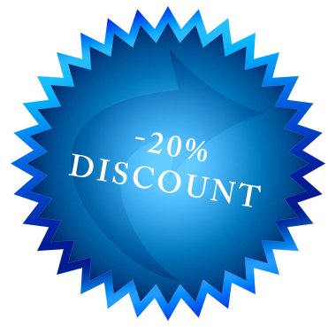 % 20 indirimli Web Yapıştırıcı Düğmesi