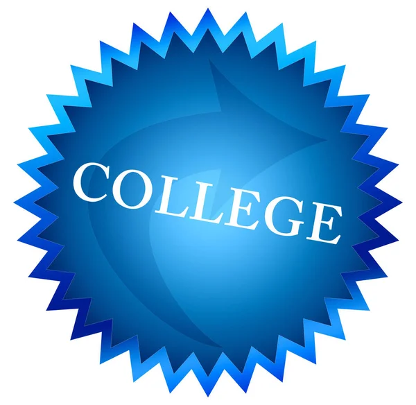 Sticker-Taste für College-Webseiten — Stockfoto