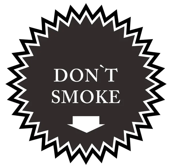 Не курити веб Кнопка наклейки — стокове фото