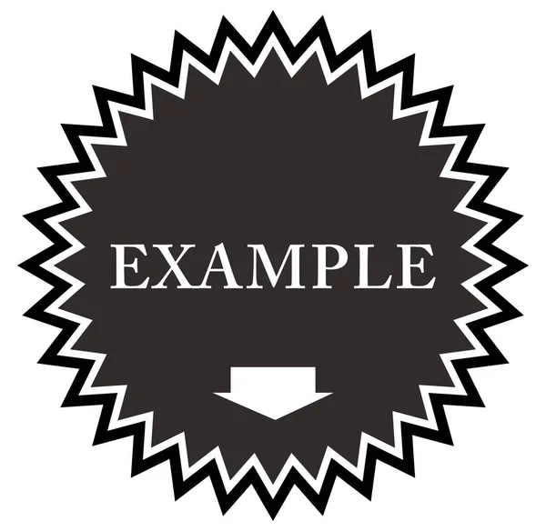 Example web Sticker Button — Stock Photo, Image