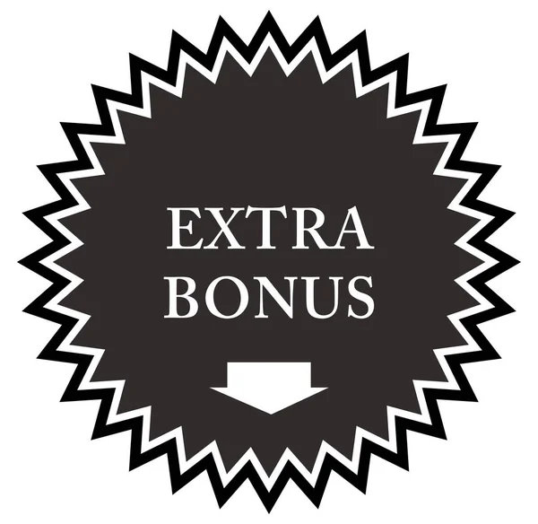 Extra Bonus web Adesivo pulsante — Foto Stock