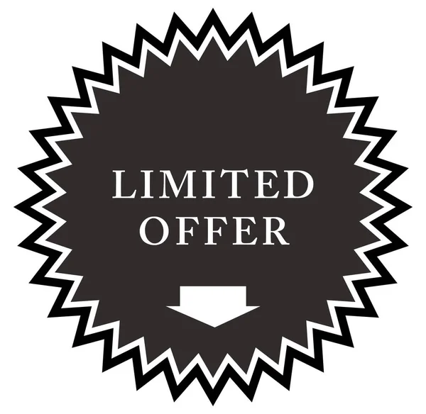 Limited Offer web Sticker Button — Stock Photo, Image